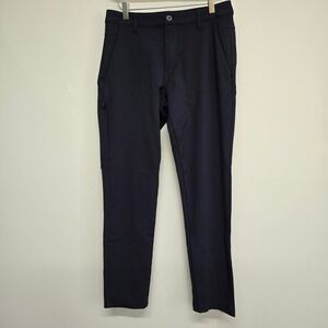 BYLT‎ Everyday Pant 2.0 Mens 32 Navy Blue Slim Fit Stretch Tech Chino Modern